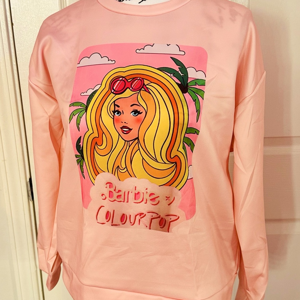 COPY - Barbiecore long sleeve shirt rare find